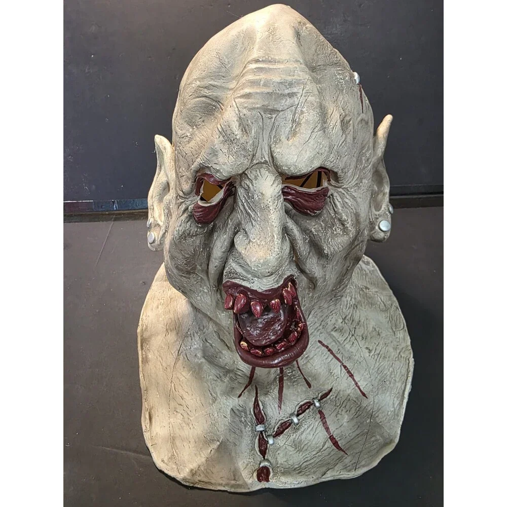 Seasonal Visions Blood Test Zombie Latex Mask Halloween Costume Horror Prop